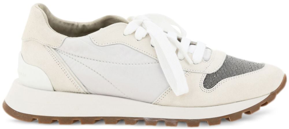 Brunello Cucinelli Flat Shoes White Wit