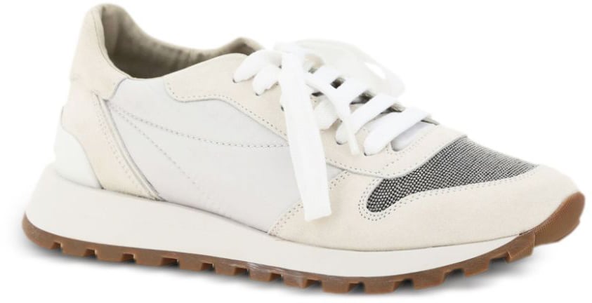 Brunello Cucinelli Flat Shoes White Wit