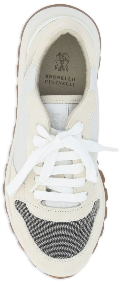 Brunello Cucinelli Flat Shoes White Wit