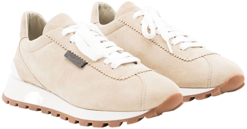 Brunello Cucinelli Flat Shoes Beige Beige