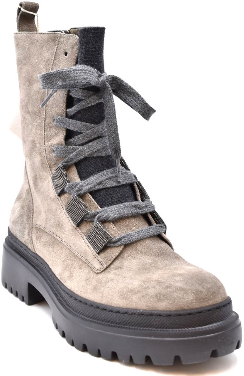Brunello Cucinelli Bootie Taupe Taupe