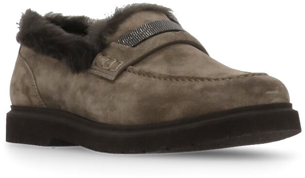 Brunello Cucinelli Flat Shoes Brown Bruin