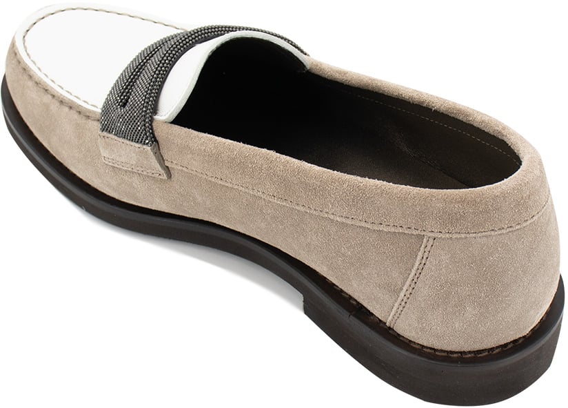 Brunello Cucinelli Leather moccasins Wit