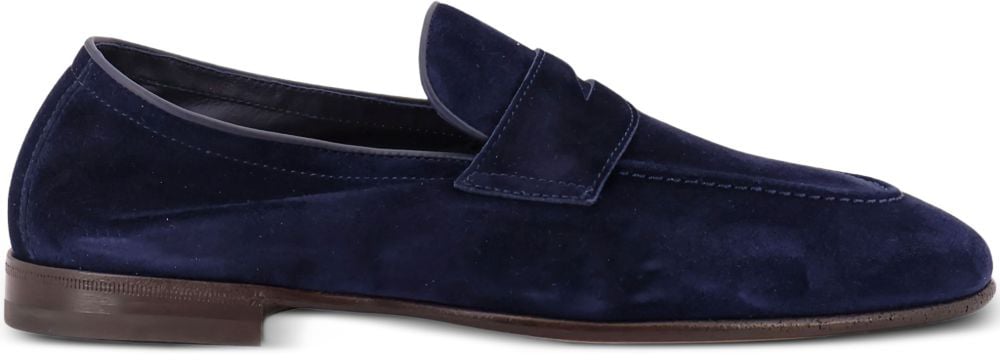 Brunello Cucinelli Flat Shoes Blue Blauw