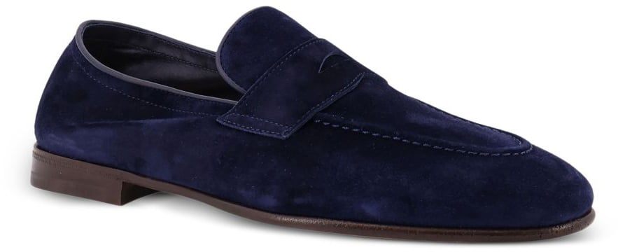 Brunello Cucinelli Flat Shoes Blue Blauw