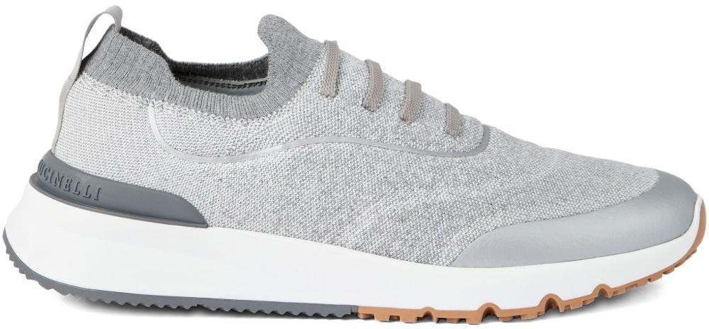 Brunello Cucinelli Flat Shoes Grey Grijs