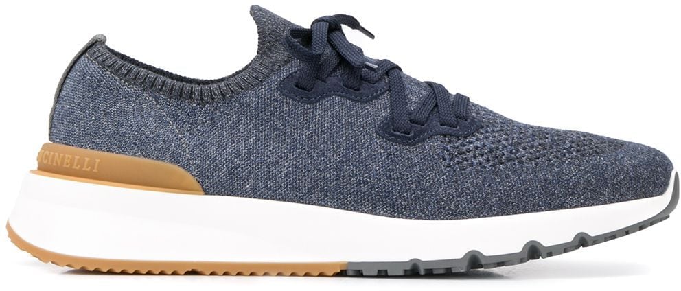 Brunello Cucinelli Sneakers Blue Blauw