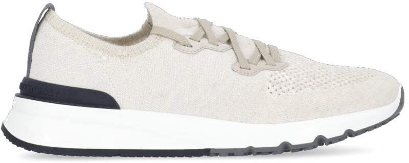Brunello Cucinelli Sneakers Ivory Wit