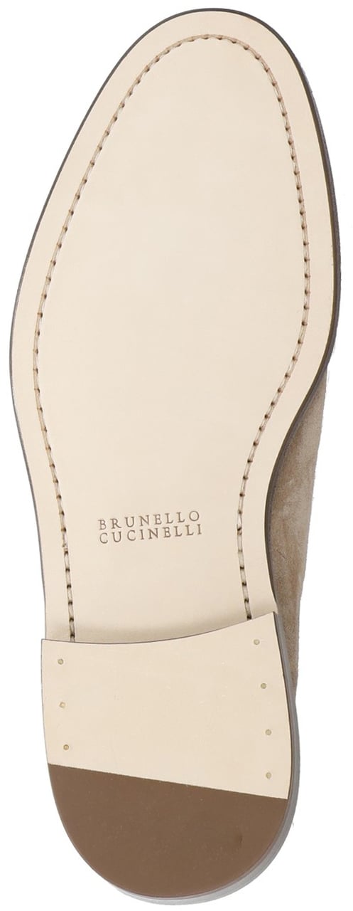 Brunello Cucinelli Flat Shoes Brown Beige