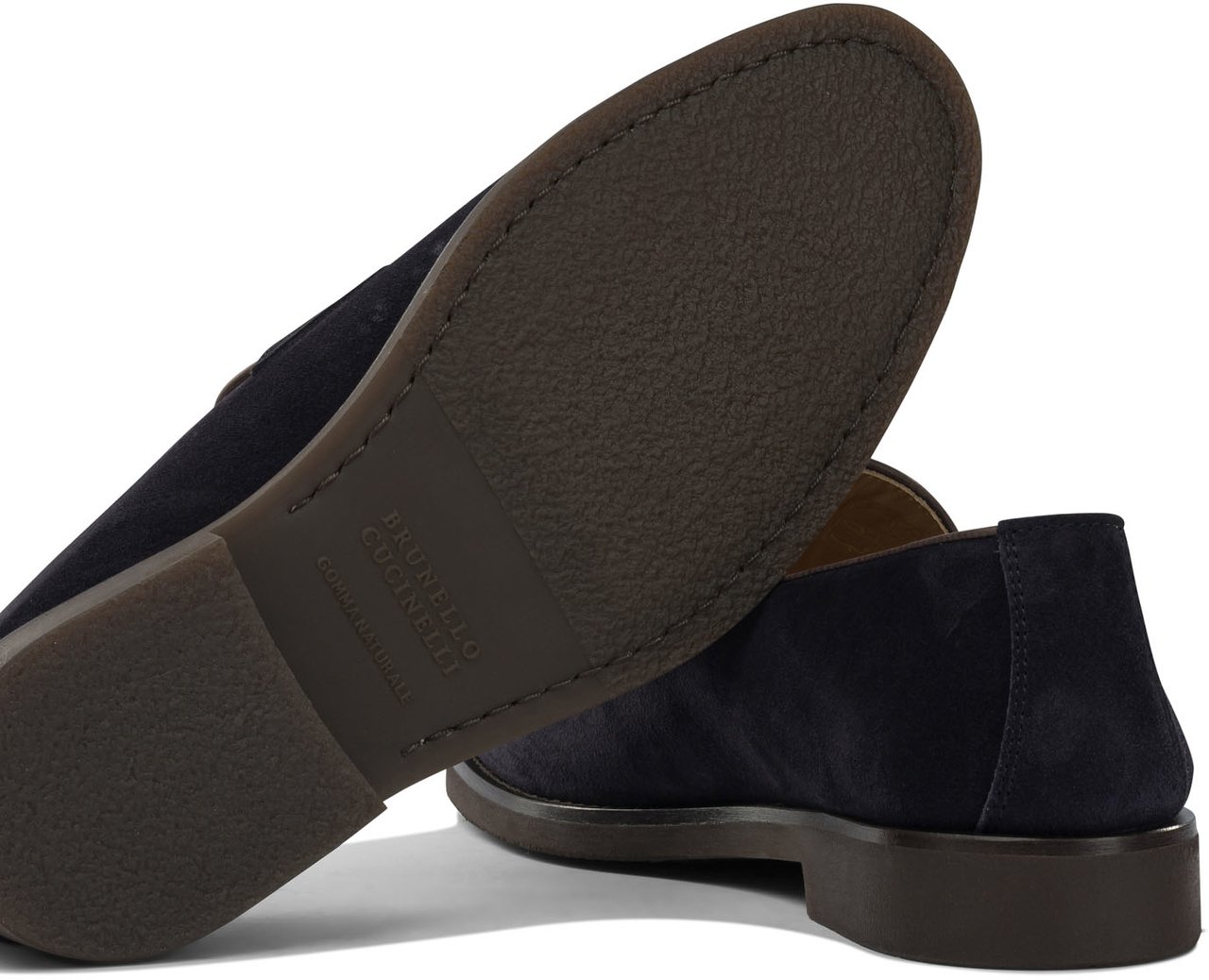 Brunello Cucinelli Suede "Penny" loafers Bruin
