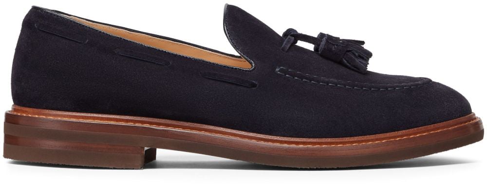 Brunello Cucinelli Flat Shoes Blue Blauw