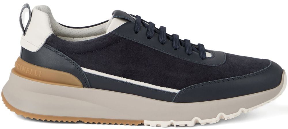 Brunello Cucinelli Flat Shoes Blue Blauw