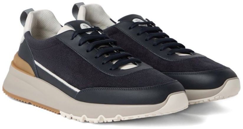 Brunello Cucinelli Flat Shoes Blue Blauw