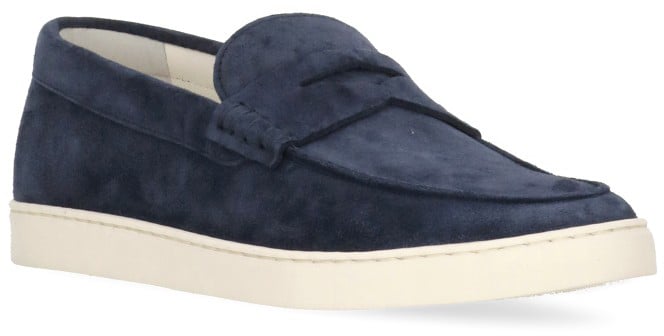 Brunello Cucinelli Flat Shoes Blue Blauw