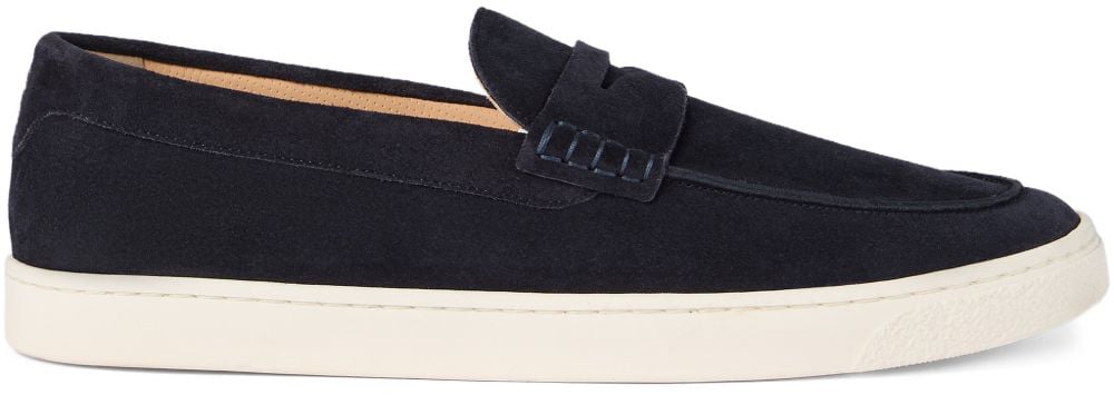 Brunello Cucinelli Flat Shoes Blue Blauw