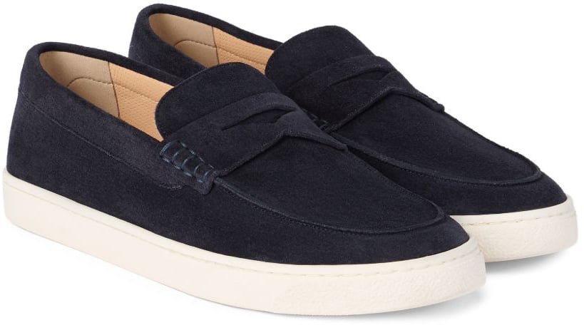 Brunello Cucinelli Flat Shoes Blue Blauw