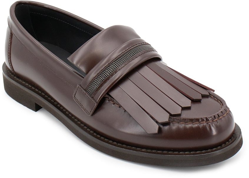 Brunello Cucinelli Moccasin Rood