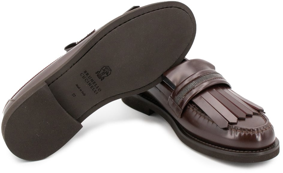 Brunello Cucinelli Moccasin Rood