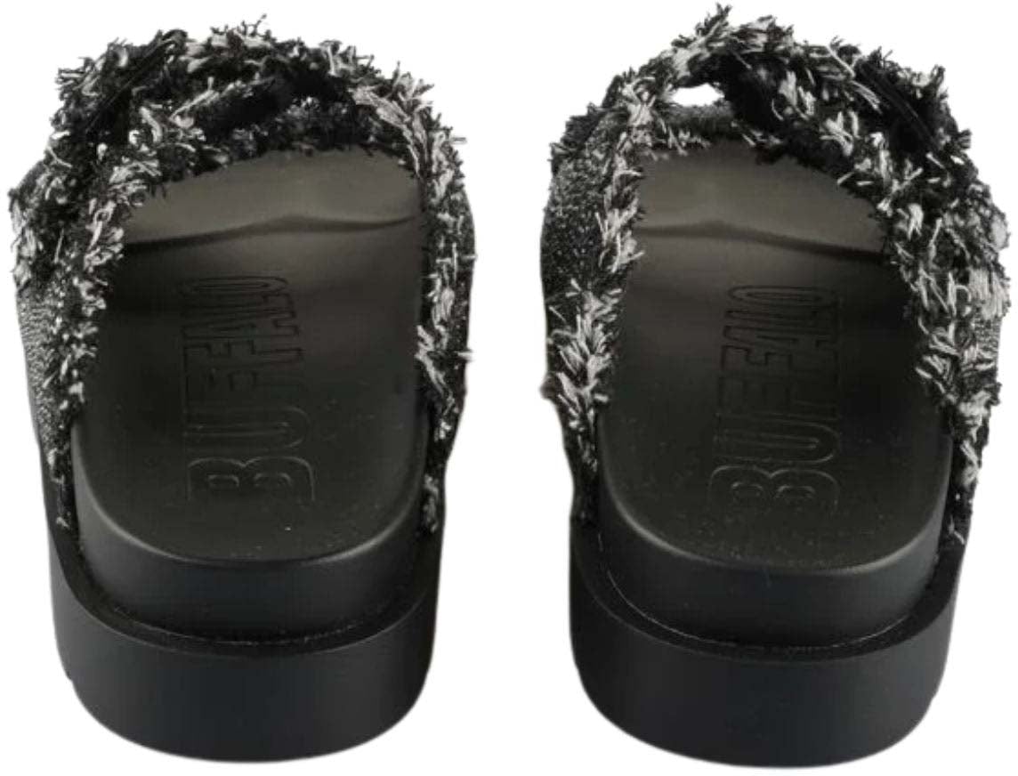 Buffalo London Eve Ari Spark Dames Sandaal Zwart