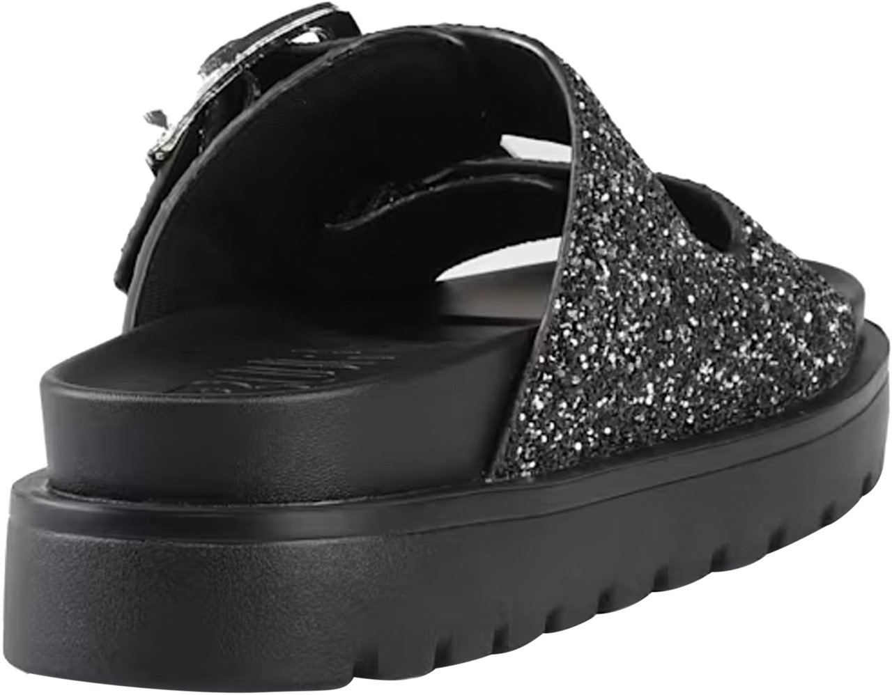 Buffalo London Raya Ari Glam Slippers Zwart