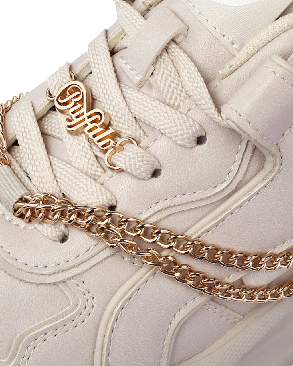 Buffalo London Bliss Chain Sneakers Wit