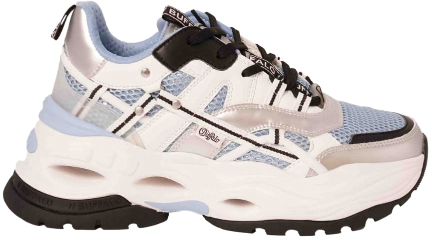 Buffalo London Buffalo Triplet Hollow Sneakers Lichtblauw Triplet Hollow Blauw