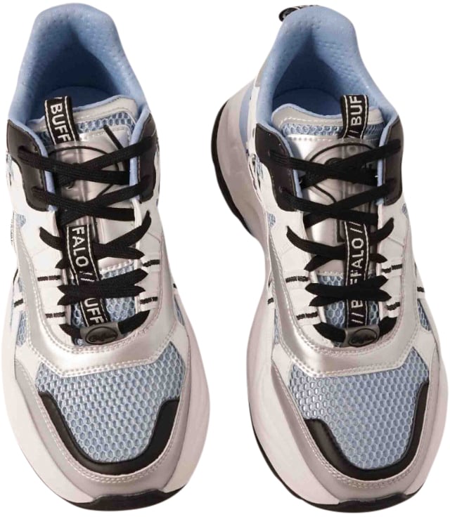 Buffalo London Buffalo Triplet Hollow Sneakers Lichtblauw Triplet Hollow Blauw