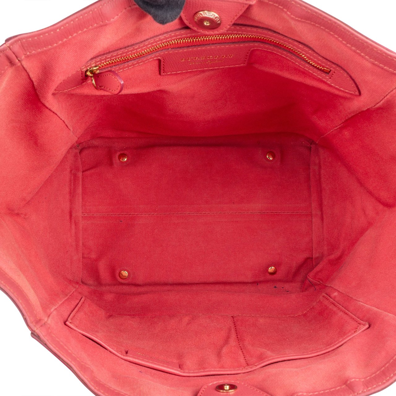 Burberry Burberry Leather Haymarket Check Shoulder Bag Beige