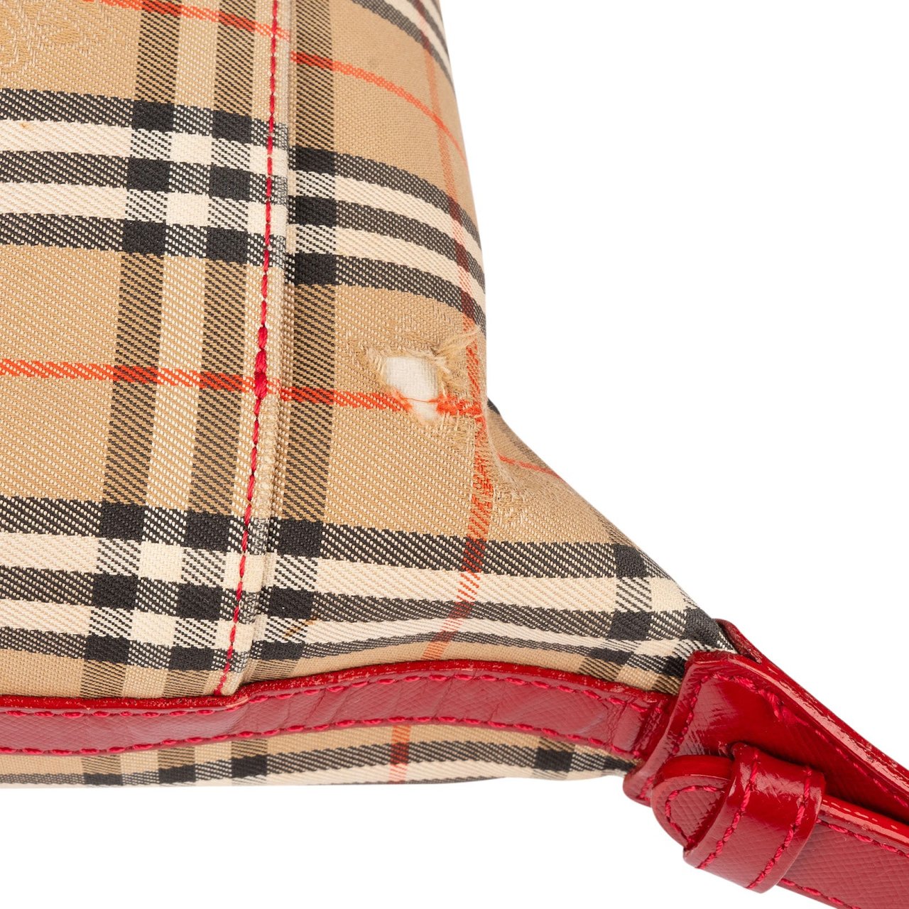 Burberry Burberry Nova Check Monogram Mini Handbag Beige