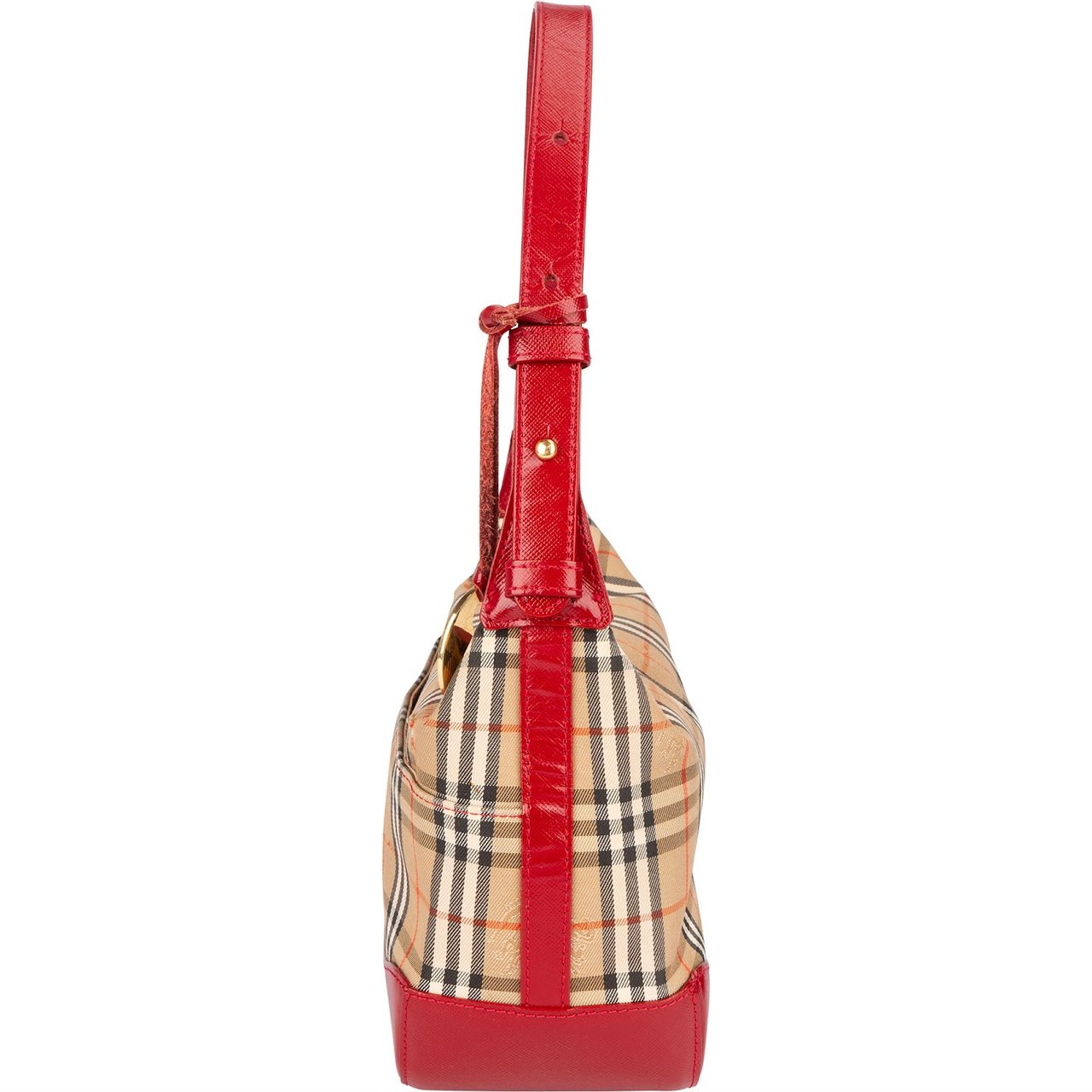 Burberry Burberry Nova Check Monogram Mini Handbag Beige