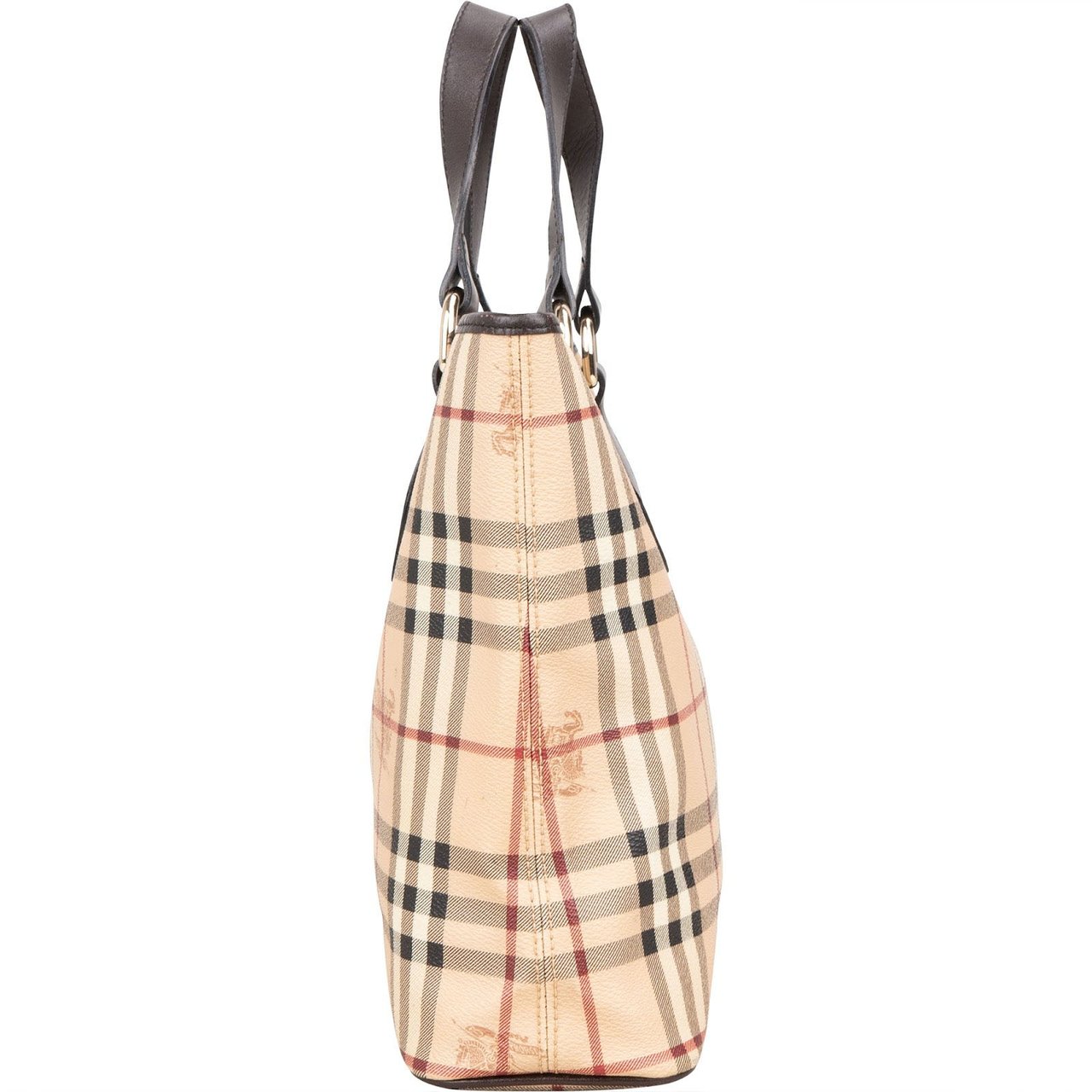 Burberry Burberry Nova Check Tote Handbag Bruin