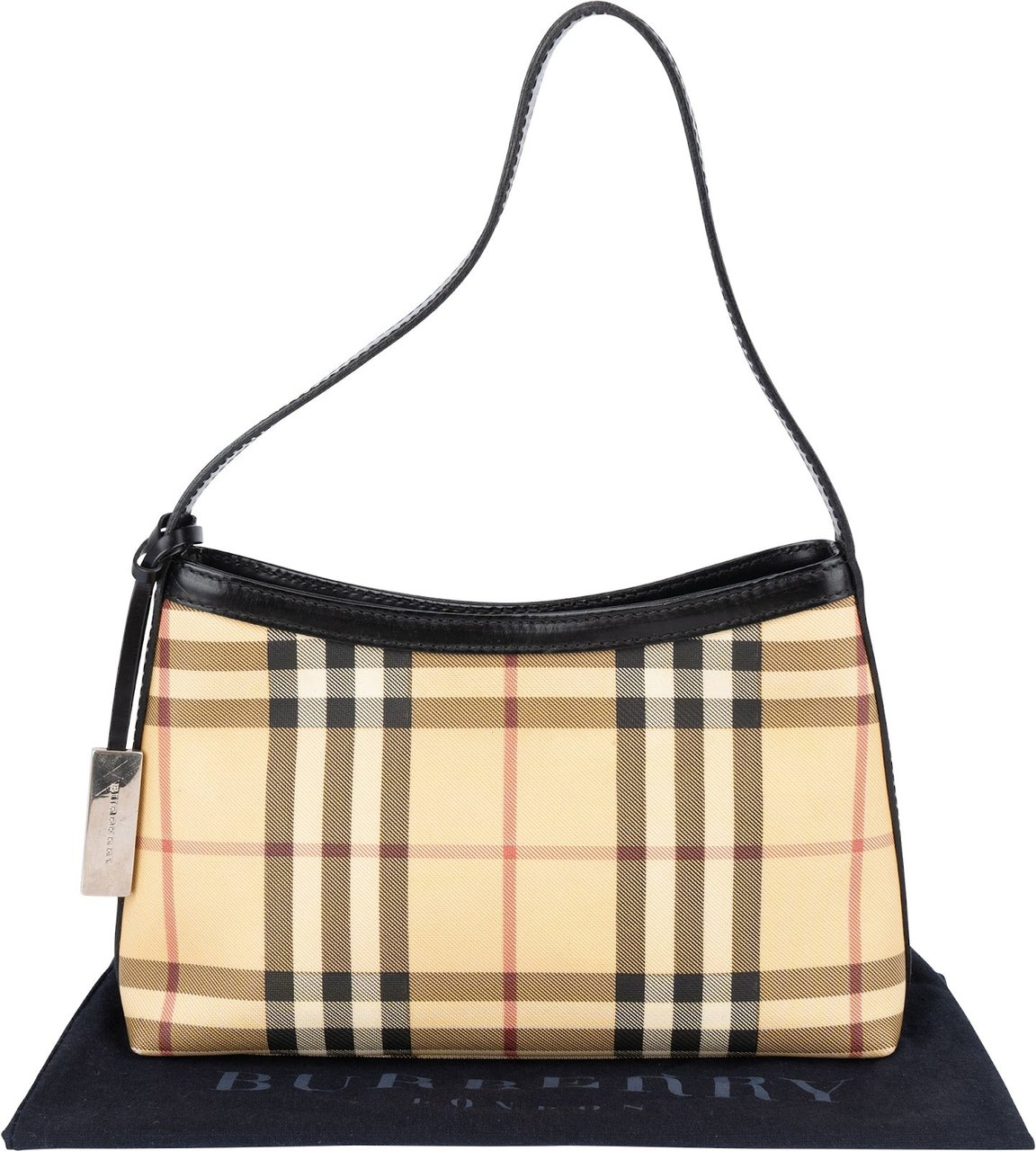 Burberry Burberry Nova-Check Monogram Pochette Shoulder Bag Beige