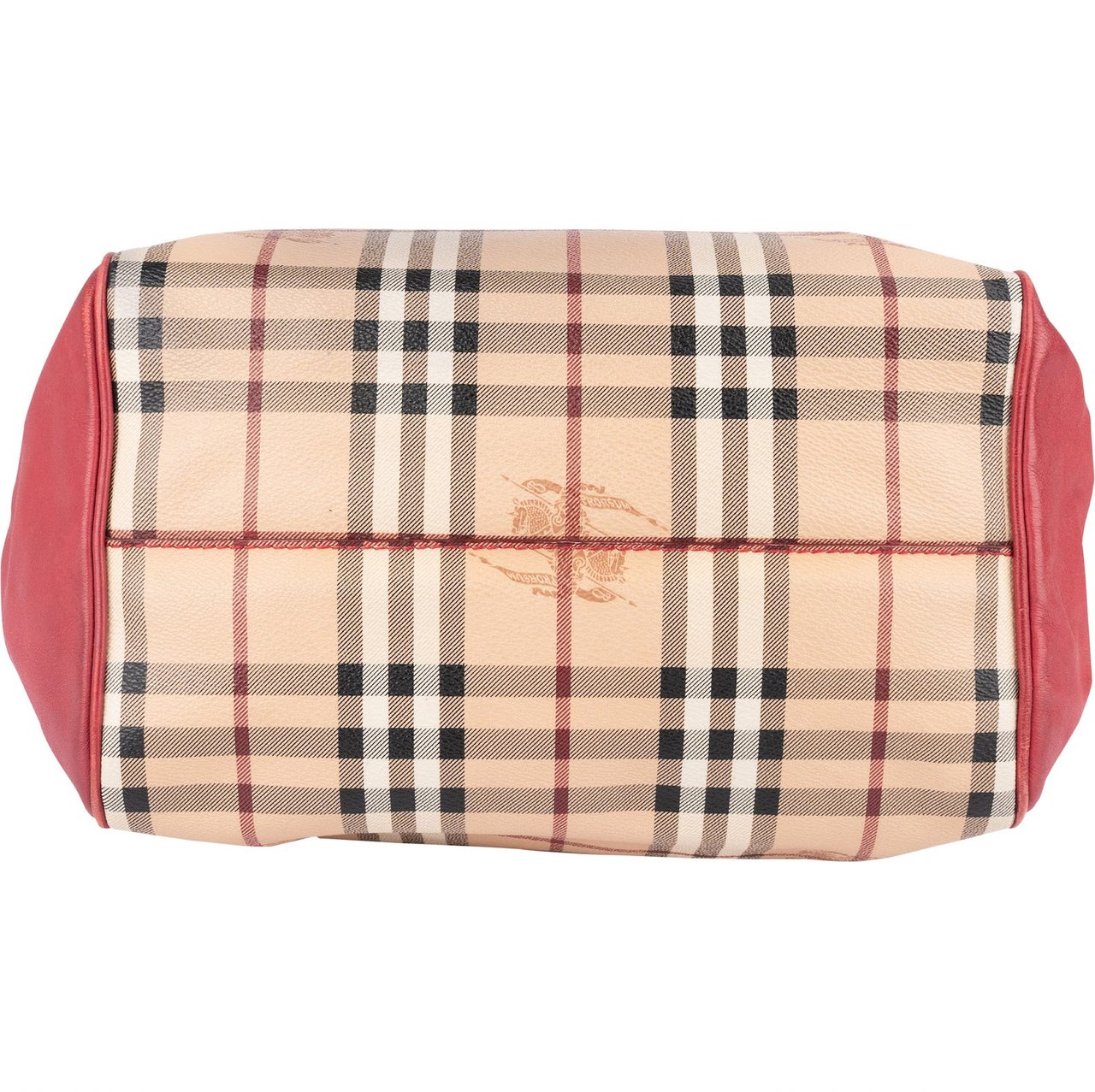 Burberry Burberry Haymarket Nova Check Tote Shoulder Bag Beige