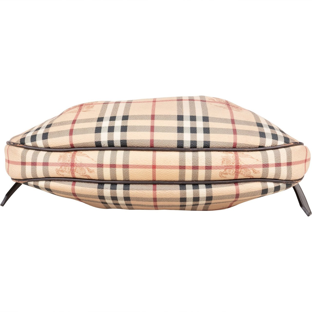 Burberry Burberry Haymarket Check Brooklyn Hobo Shoulder Bag Beige