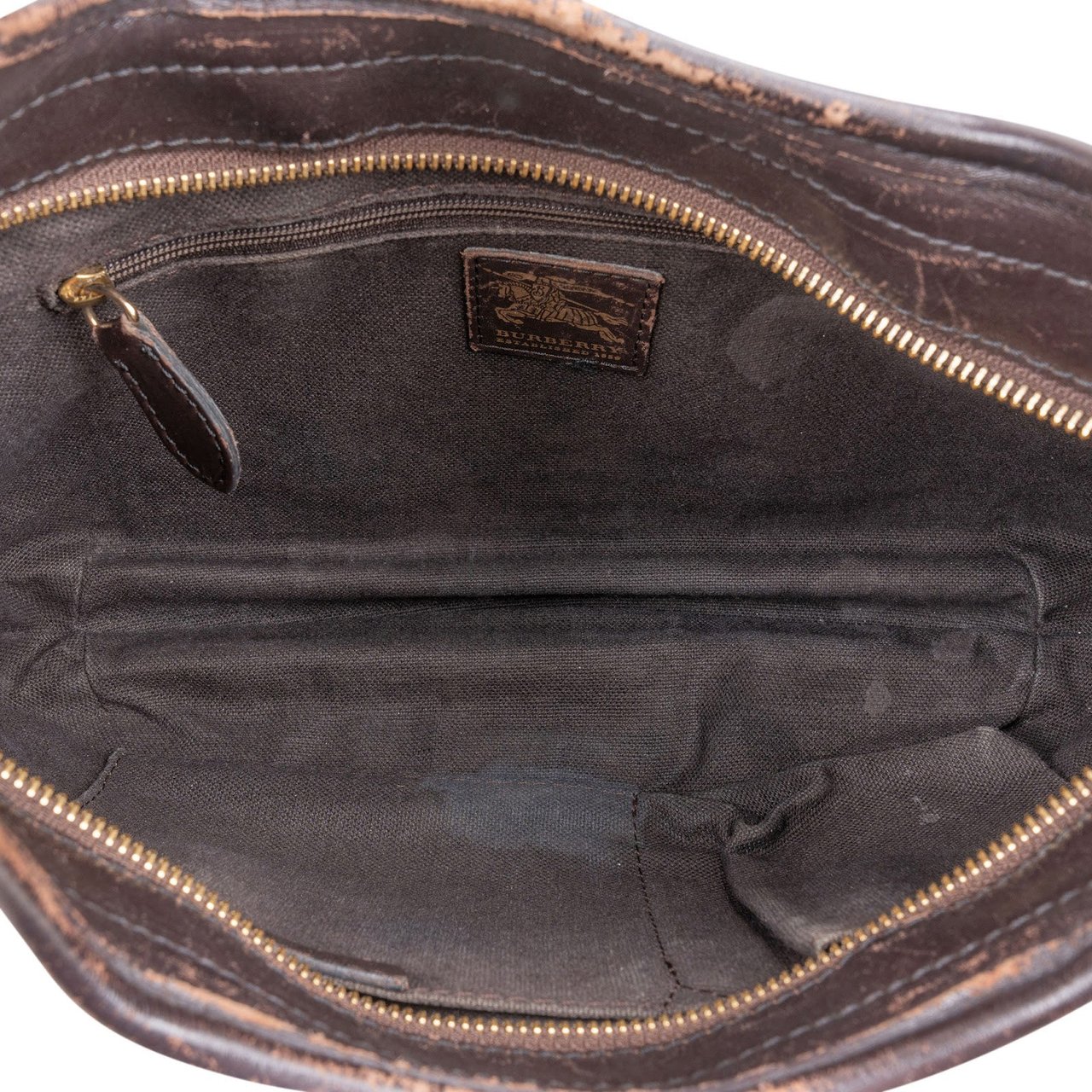 Burberry Burberry Haymarket Check Brooklyn Hobo Shoulder Bag Beige