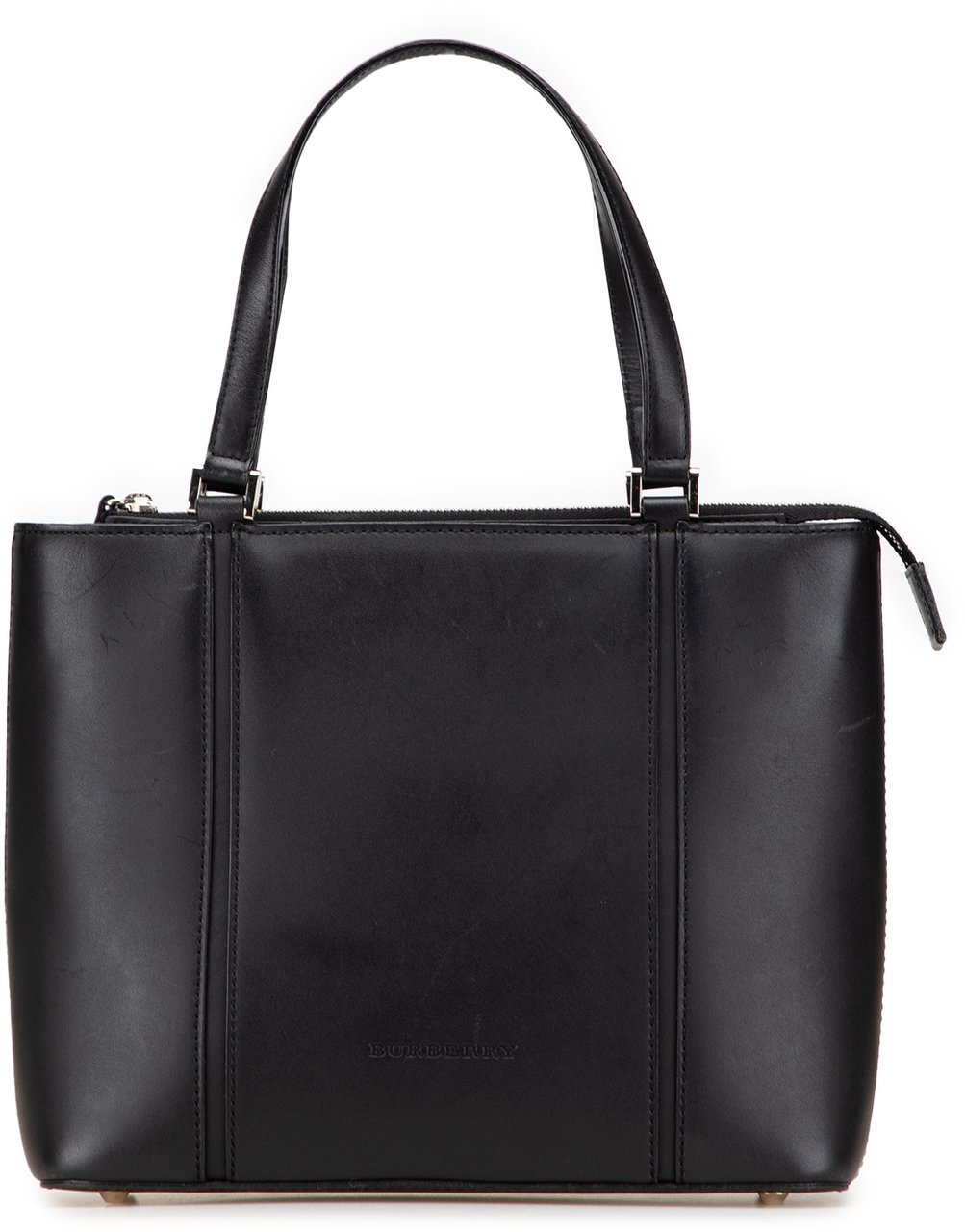 Burberry Leather Handbag Zwart