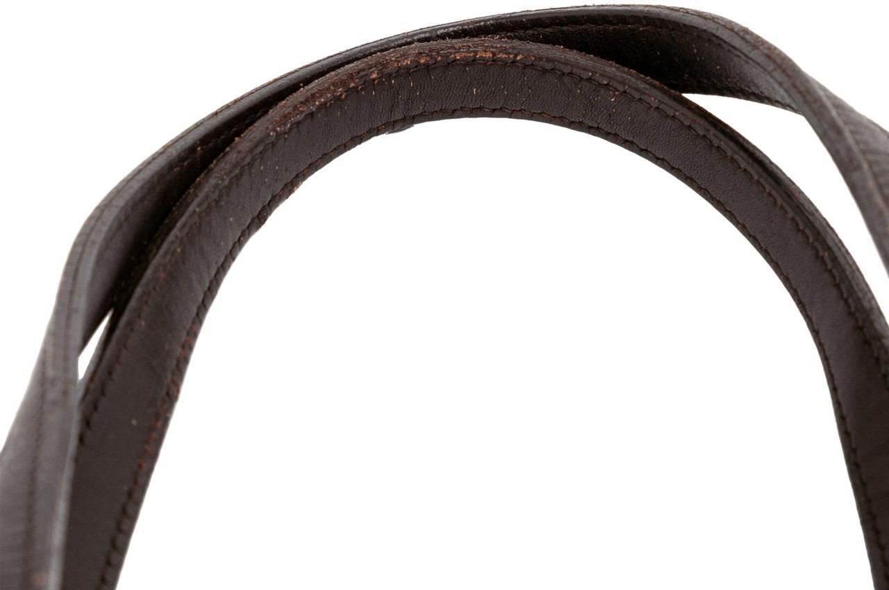 Burberry Embroidered Denim Tote Blauw