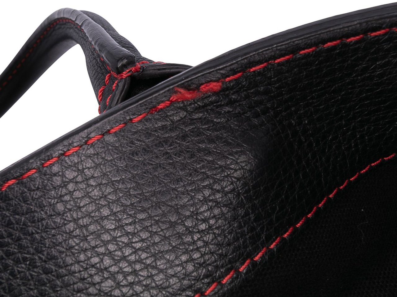 Burberry Medium Leather Patchwork and House Check Banner Satchel Rood