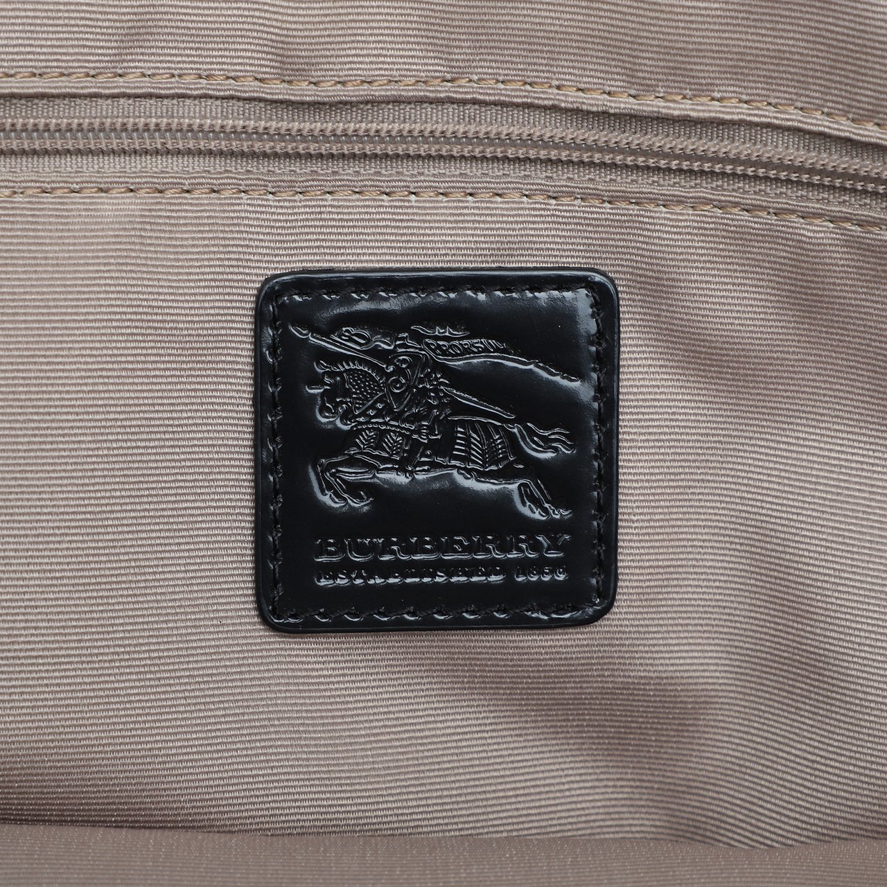 Burberry Supernova Check Coated Canvas Tote Bruin