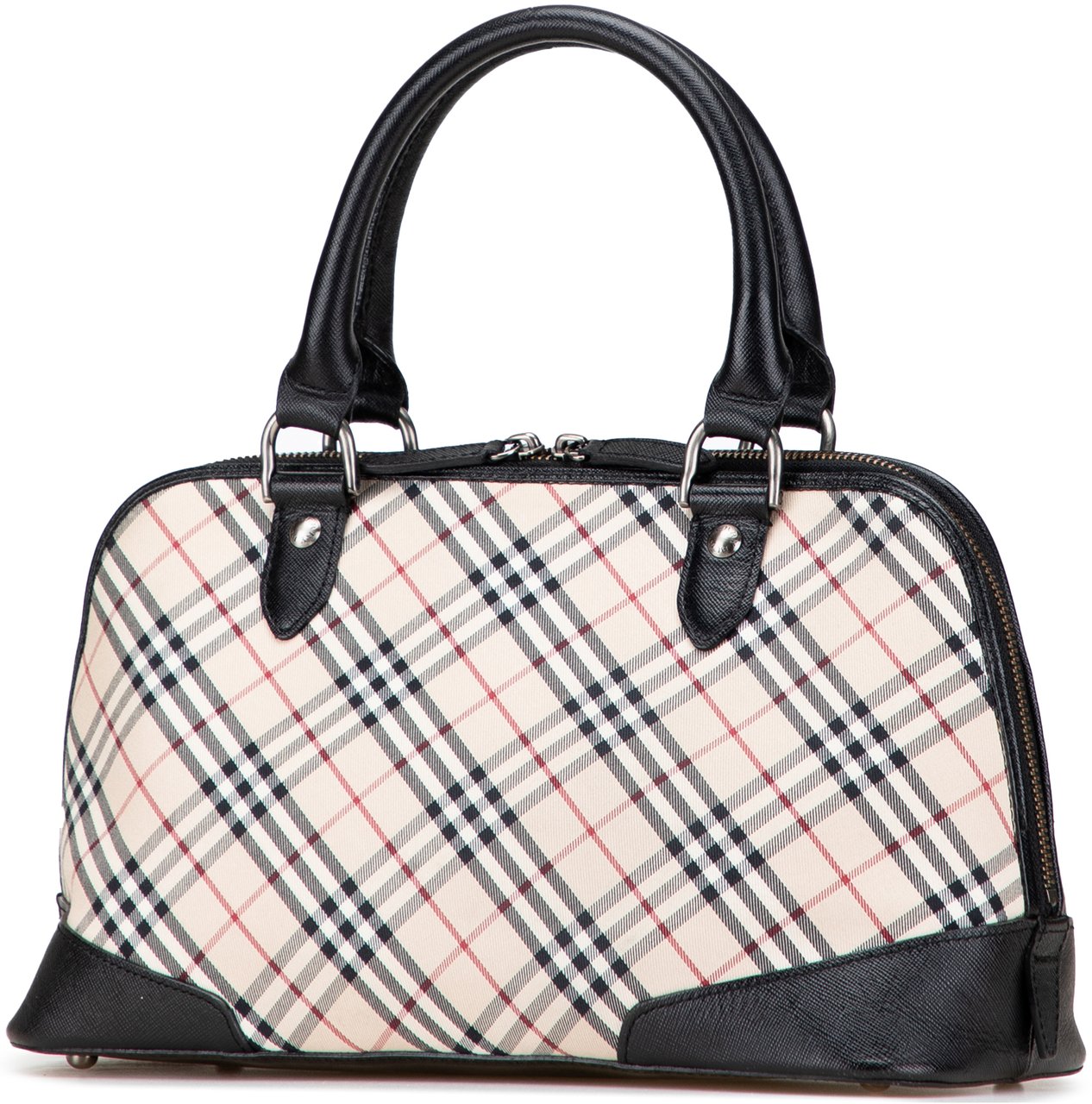 Burberry Nova Check Canvas Handbag Bruin