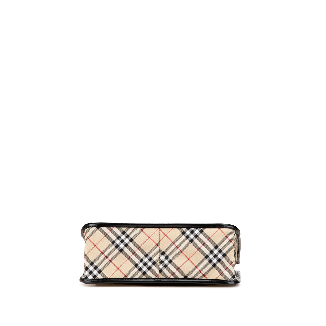 Burberry Nova Check Trimmed Nylon Tote Zwart