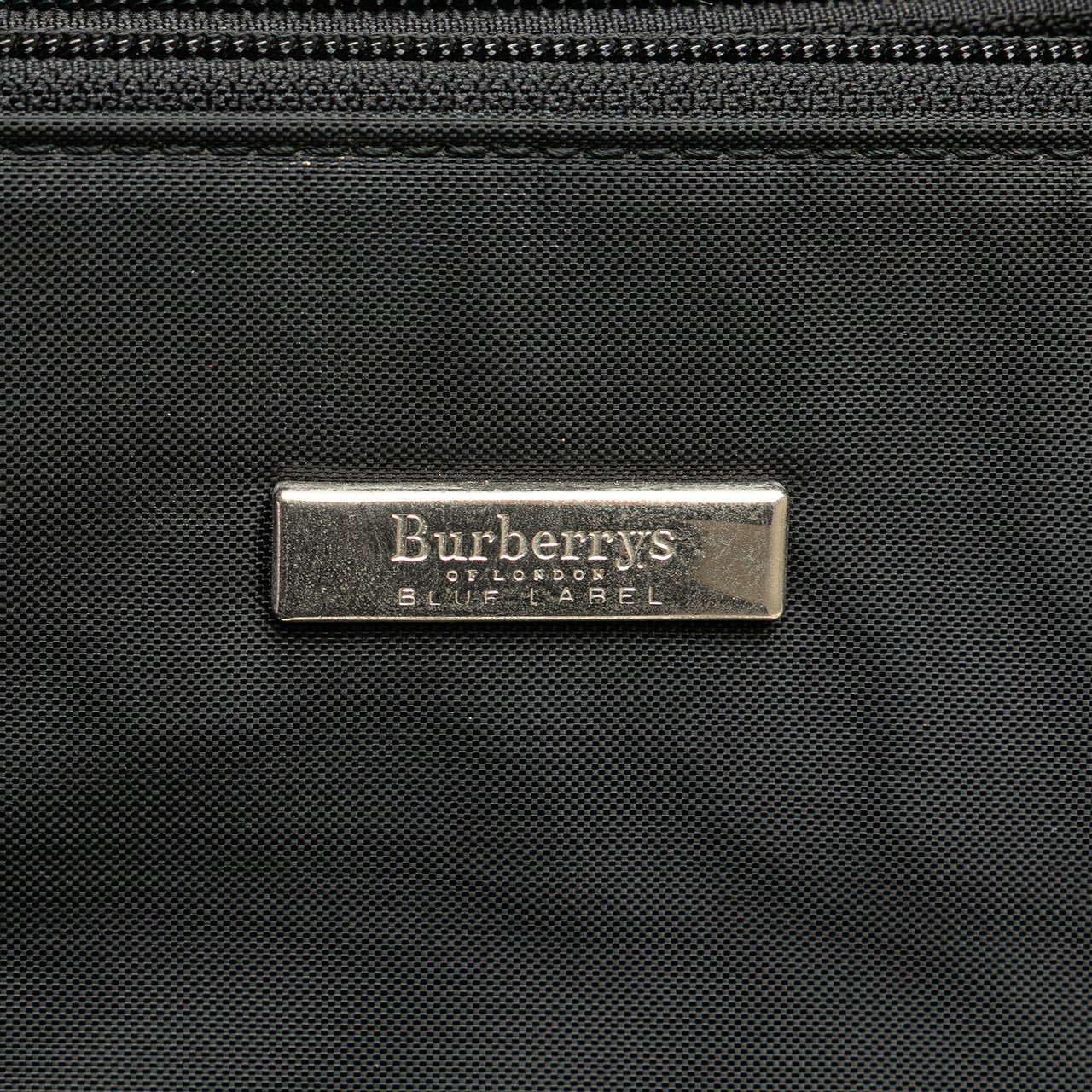 Burberry Nova Check Trimmed Nylon Tote Zwart