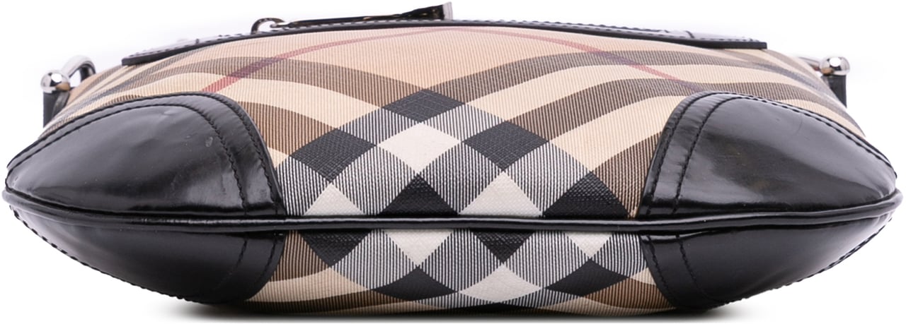 Burberry Supernova Check Coated Canvas Dryden Crossbody Bruin