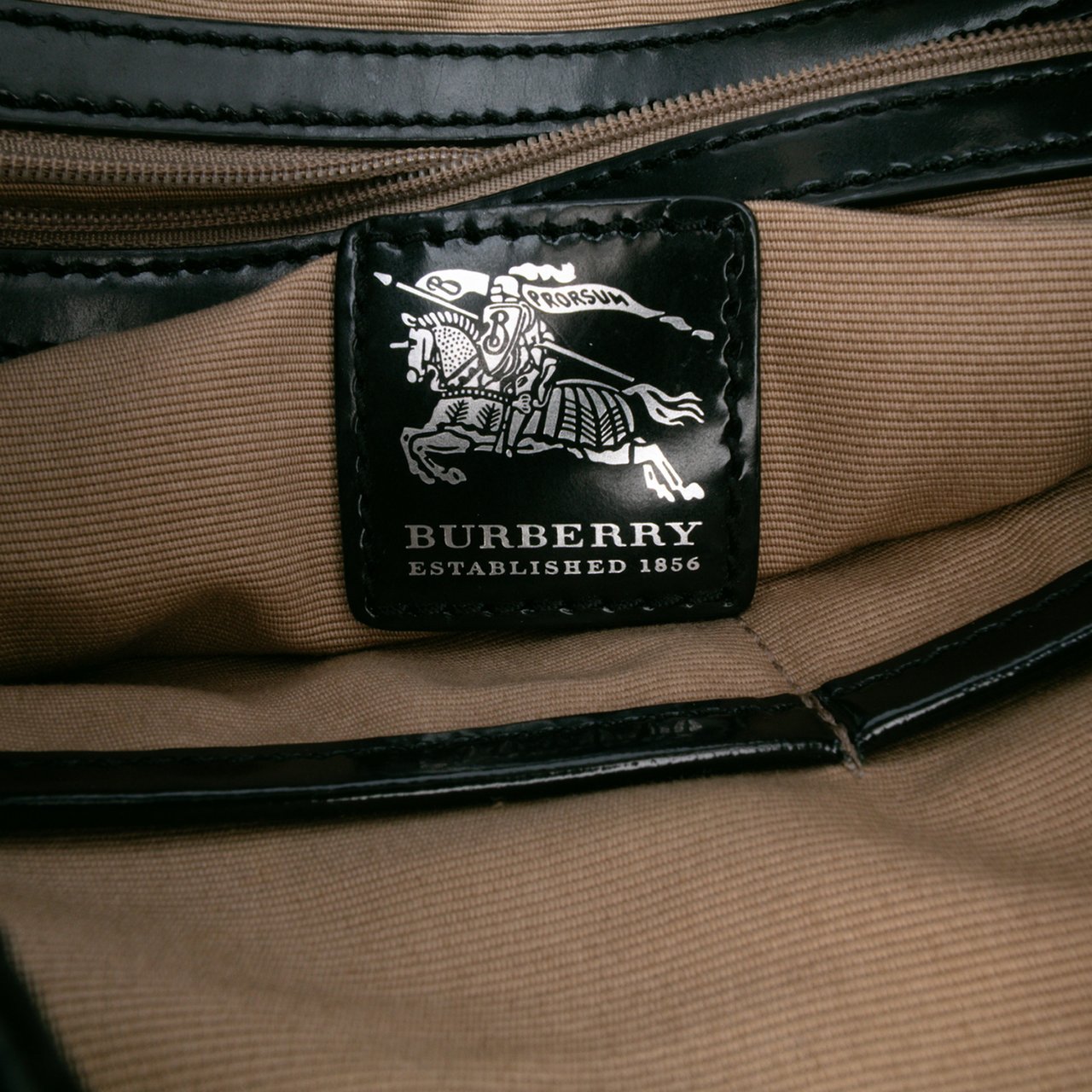 Burberry Supernova Check Coated Canvas Dryden Crossbody Bruin