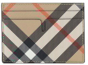 Burberry Burberry Beige Cotton Cardholder Beige