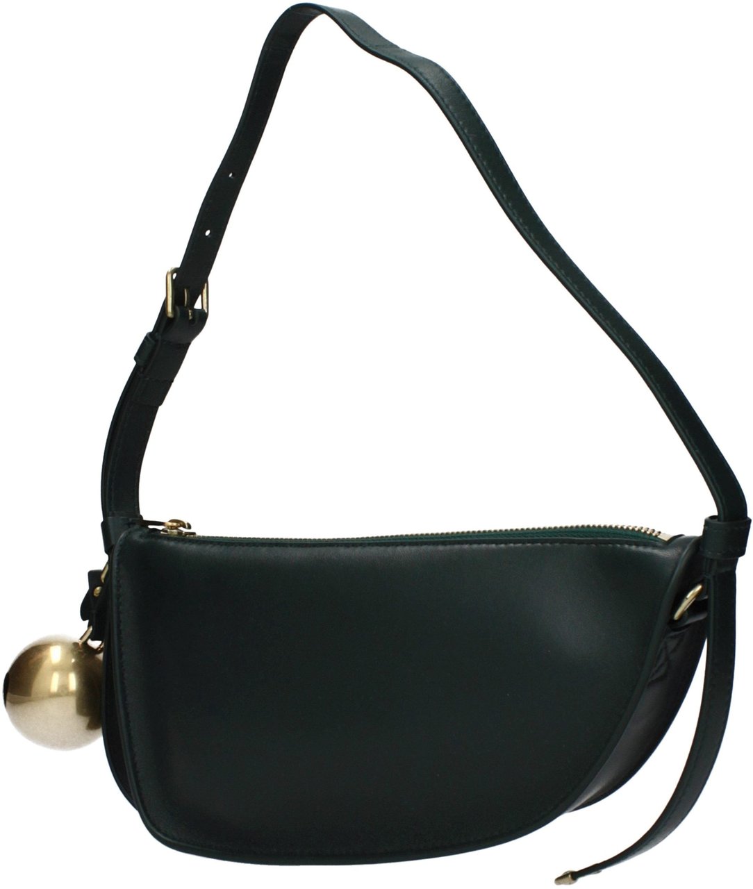 Burberry Burberry Green Leather Shoulder Bag Groen