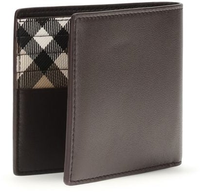 Burberry Burberry Brown Calf Leather Bos Taurus Wallet Bruin