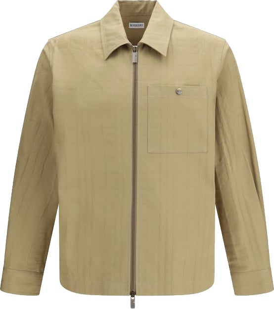 Burberry Beige Cotton Coat Beige