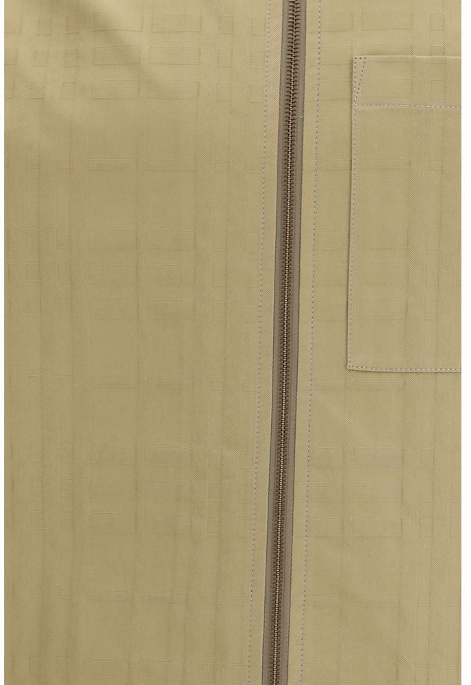 Burberry Beige Cotton Coat Beige
