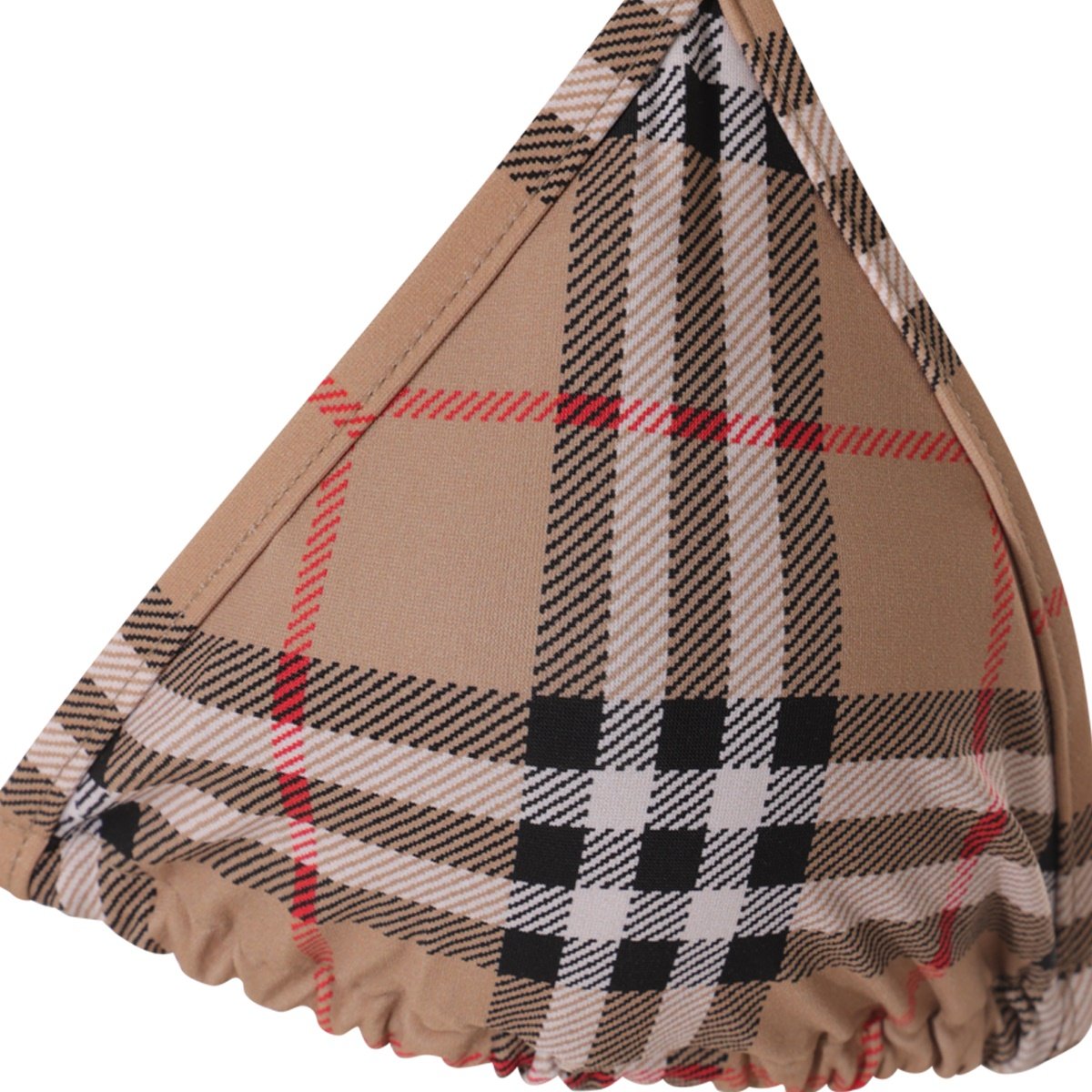 Burberry Beige Check Bikini Beachwear Roze
